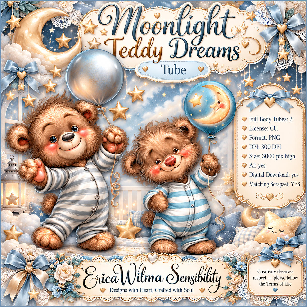 (image for) EW AI Moonlight Teddy Dreams - Tubeset 2026